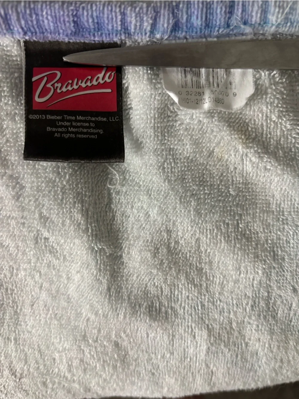 Justin Bieber Bravado Beach Towel 2013
